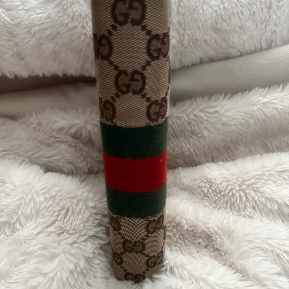 Authentic GUCCI Agenda Cover Sherry Line GG Canvas Leather. - Picture 4 of 9